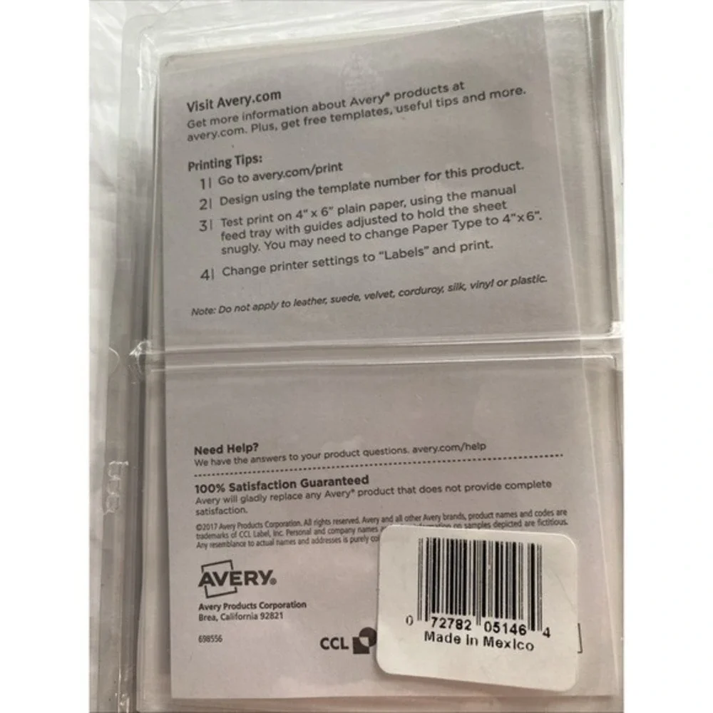 Avery Dennison Ave-5146 Name Badge Label - 2.34